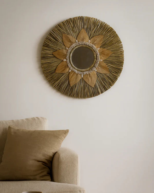 Handcrafted Raffia Wall Hanging for Boho Inspired Interiors