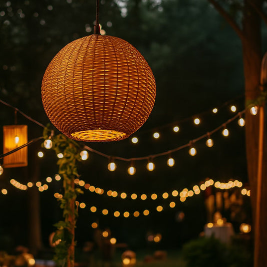 Ceiling Lamps For Living Room | Pendant Lights For Ceiling | Bamboo Hanging Lights
