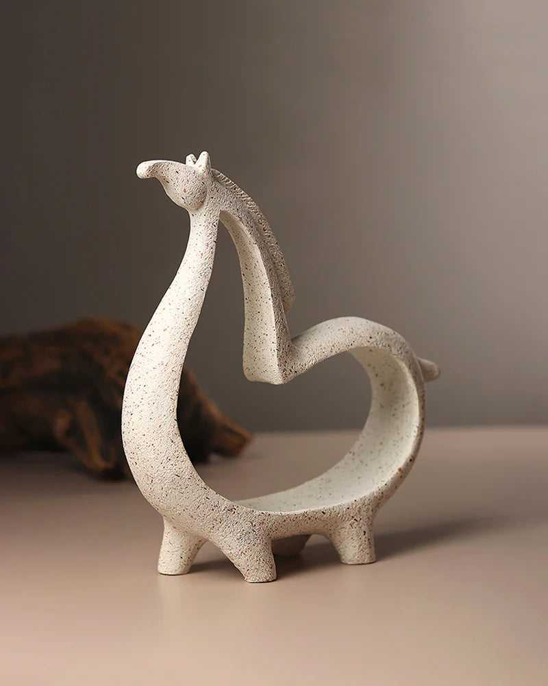 Polypropylene Decorative Animal Figurine for Tabletop and Gift Items