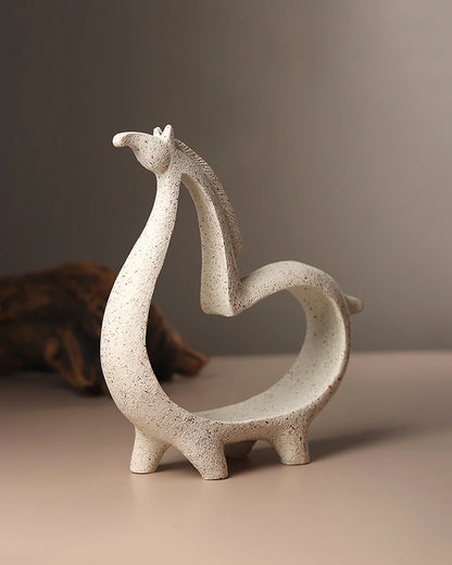 Polypropylene Decorative Animal Figurine for Tabletop and Gift Items
