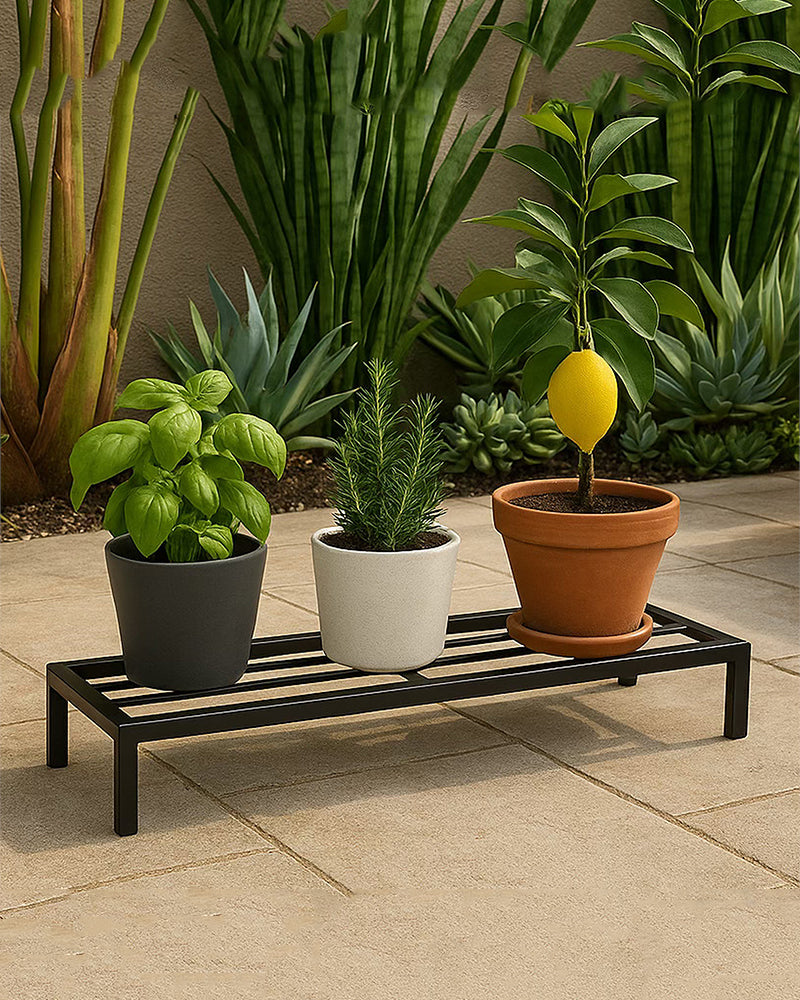 Plant Pot Stand | Garden Pot Stands for Indoor and Outdoor Use | Metal Plant Holder Stand