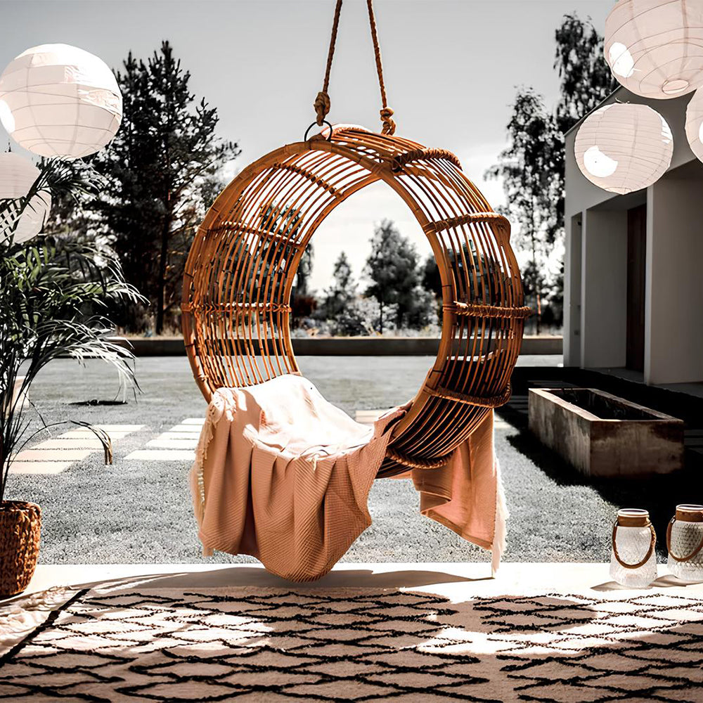 Fascinating Rattan Swing Chair Images