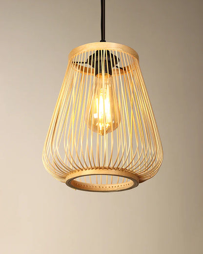 Handmade Bamboo Ceiling Lamp for Living Room and Hall