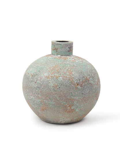 Terracotta Accent Vase for Console and Hall Tables