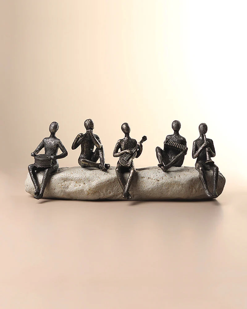 Polypropylene Musician Figurines for Home Decor and Wedding Gifts