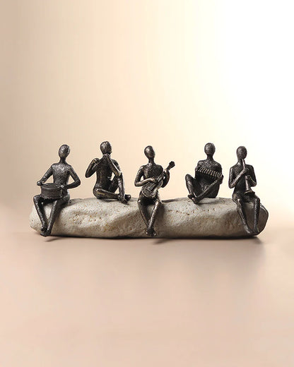 Polypropylene Musician Figurines for Home Decor and Wedding Gifts