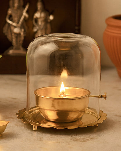 Traditional Akhand Diya for Pooja Room and Mandir Use