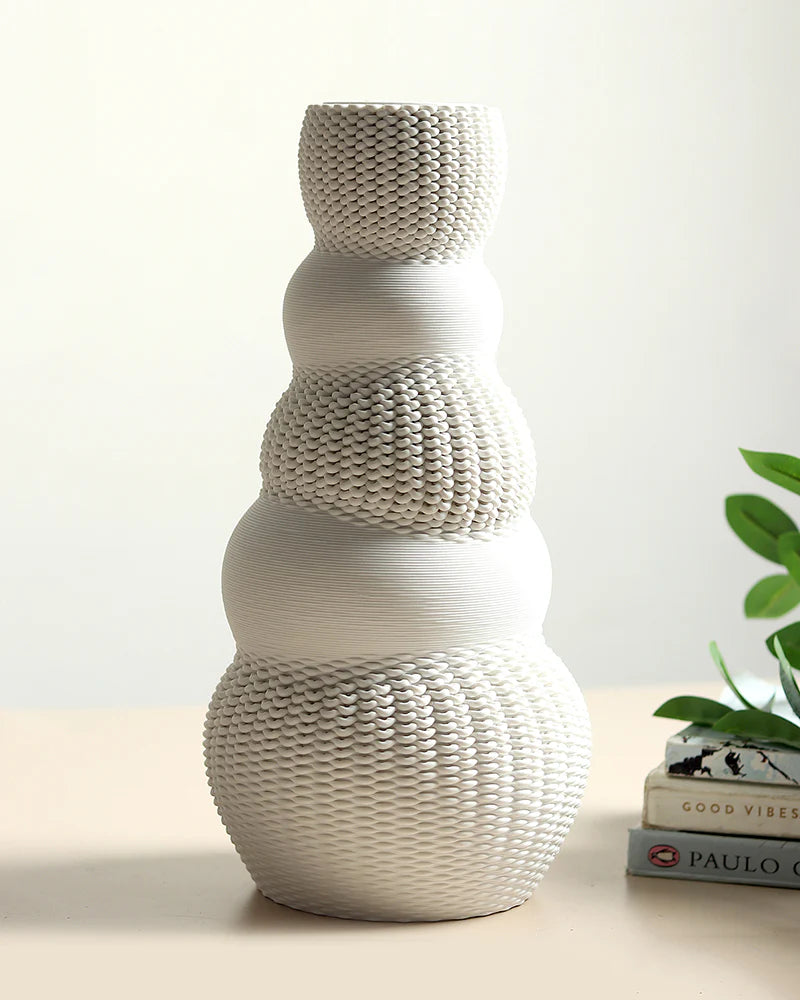 Short Ceramic Vase for Compact Table Spaces