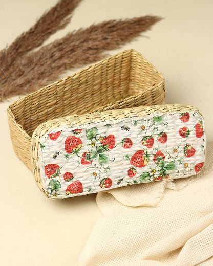Seagrass Lid Box - Long