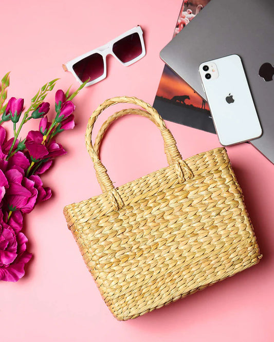 Handmade Jute Lunch Basket for Office & Travel