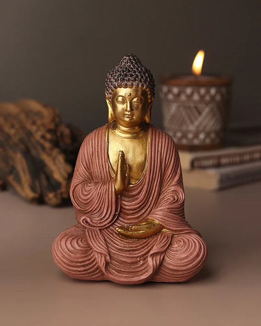 Polypropylene Buddha Statue and Showpiece for Home Decor and Gifts