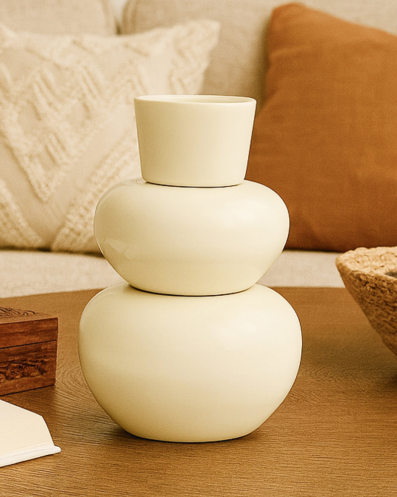 Elegant Metal Vase for Modern Minimalist and Luxury Home Interiors