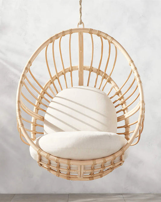 Rattan Hanging Chairs for Indoor and Outdoor Spaces