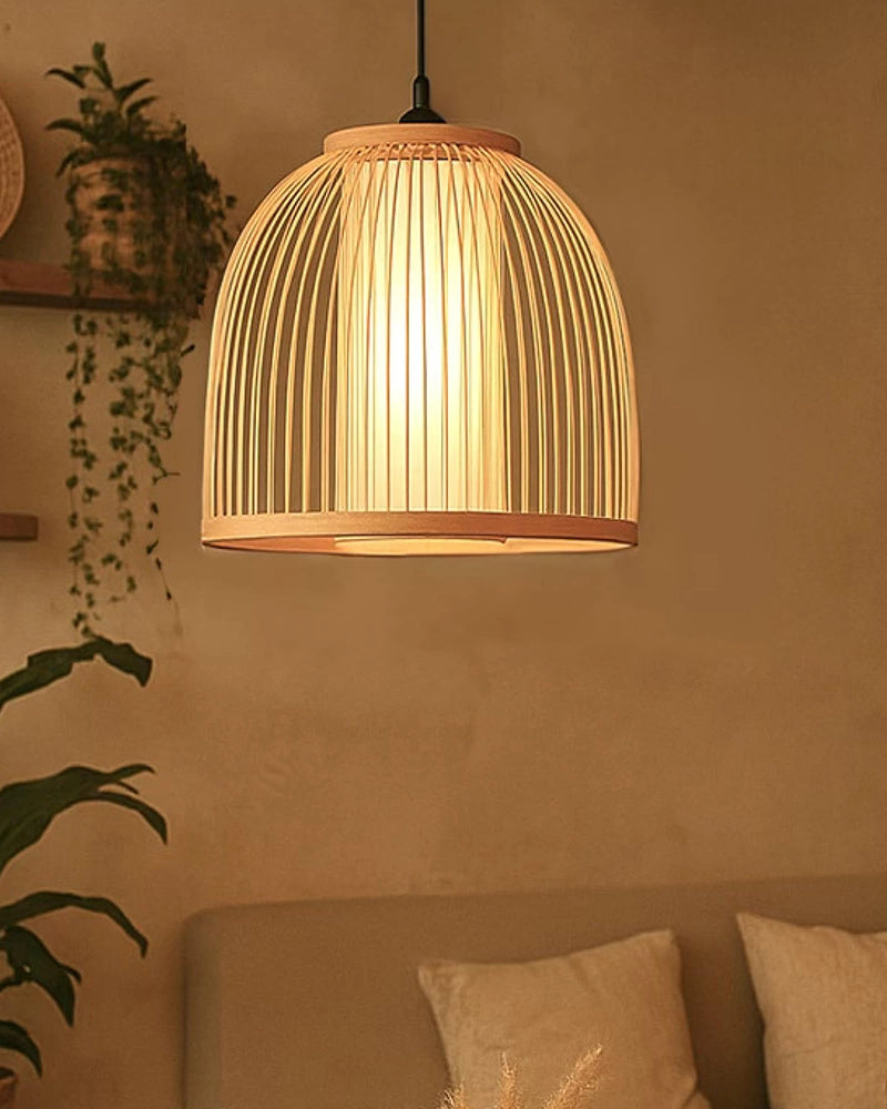 Stylish Bamboo Ceiling Lamp for Bedroom and Living Room