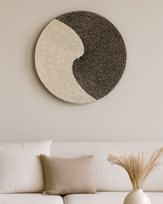 Handcrafted Rattan Wall Decor for Living Room and Bedroom