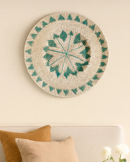 Decorative Rattan Wall Accent for Neutral and Warm Homes