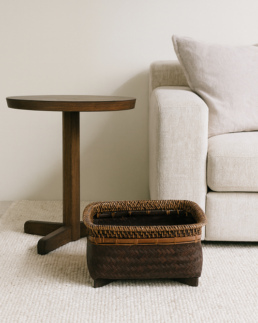 Rattan Woven Basket for Bedroom, Bathroom, Storage