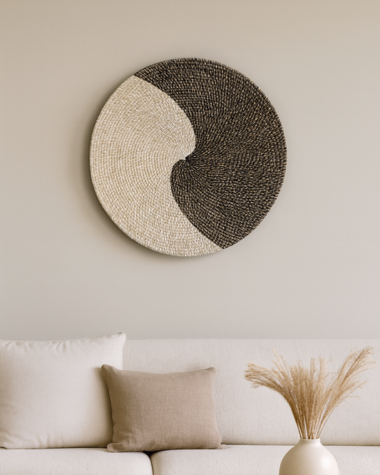 Handcrafted Rattan Wall Decor for Living Room and Bedroom