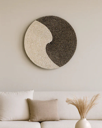 Handcrafted Rattan Wall Decor for Living Room and Bedroom