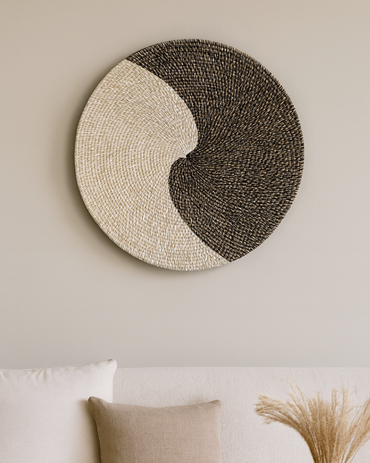 Handcrafted Rattan Wall Decor for Living Room and Bedroom