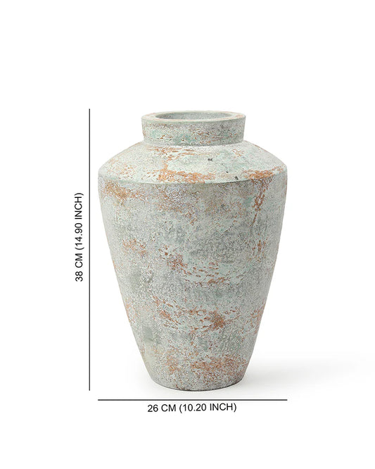 Large Rustic Terracotta Vase for Living Room Corners