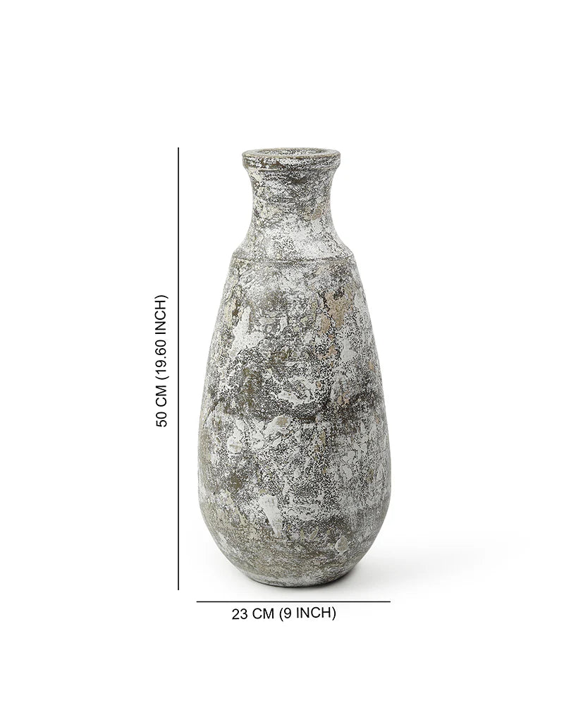 Vintage Look Terracotta Vase for Corner Styling