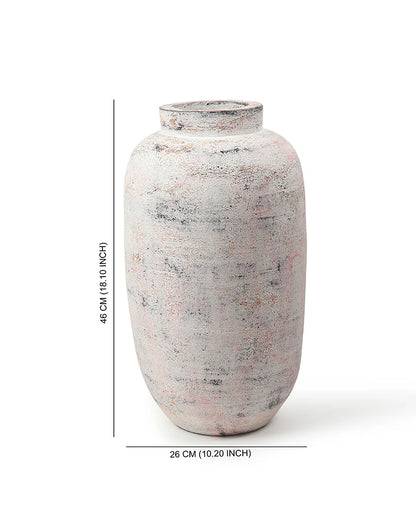 Hand-Sculpted Terracotta Vase for Artistic Interiors