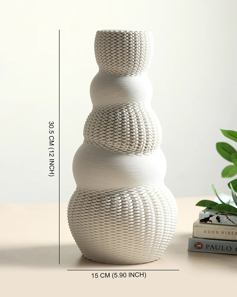Short Ceramic Vase for Compact Table Spaces