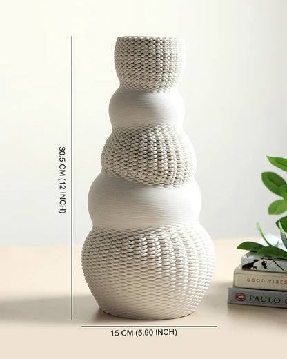 Short Ceramic Vase for Compact Table Spaces