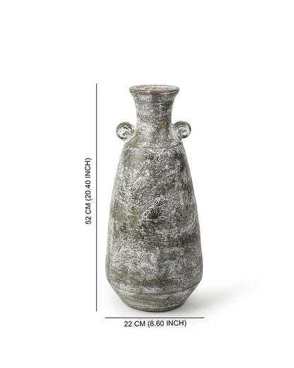 Artisan Terracotta Vase for Balcony or Veranda Styling