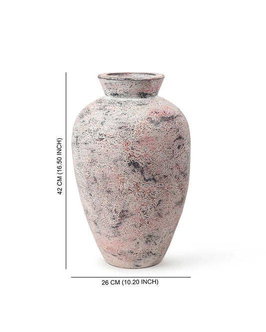 Antique Finish Terracotta Vase for Old World Charm