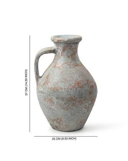 Weathered Terracotta Vase for Vintage Room Themes