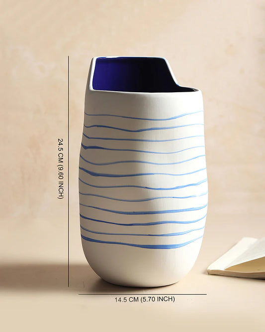 Artisanal Ceramic Vase for Eclectic Home Styling