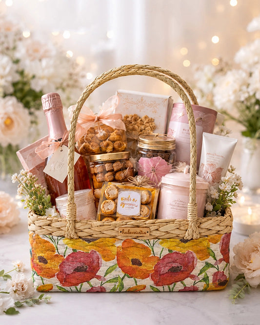 Eco-Friendly Seagrass Basket for Fruits, Gift Hampers, and Home Decor