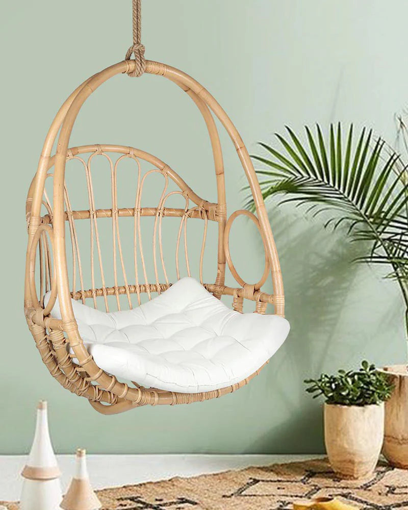 Boho Style Rattan Swings for Living Room or Patio