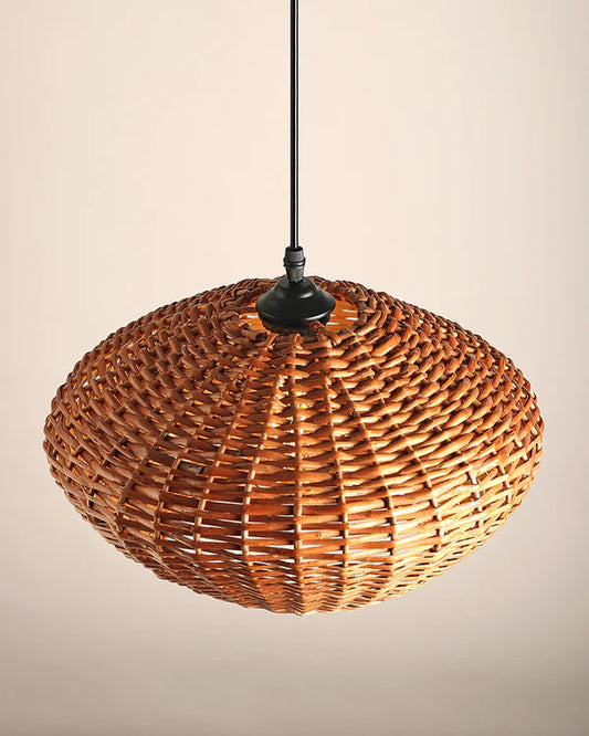 Handmade Wicker Ceiling Light for Home Decor and Lounge