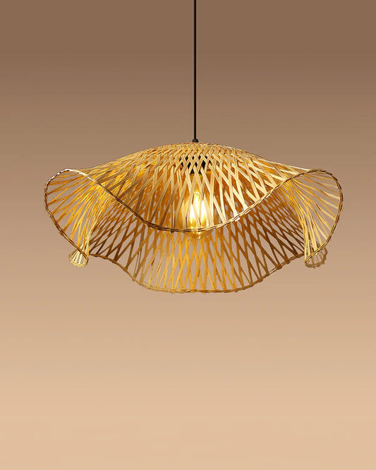 Handmade Bamboo Hanging Light for Living Room Decoration