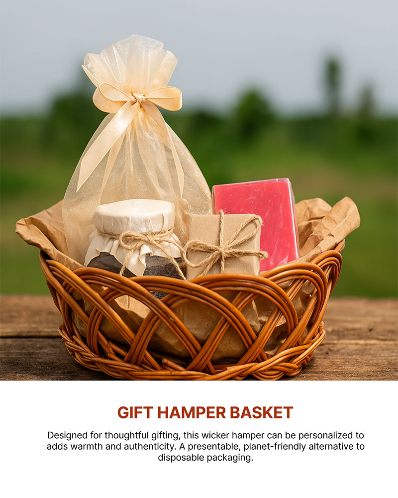 Wicker Baskets | Cane Gift Hamper | Fruit Baskets | Kitchen Storage Basket