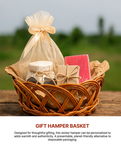 Wicker Baskets | Cane Gift Hamper | Fruit Baskets | Kitchen Storage Basket