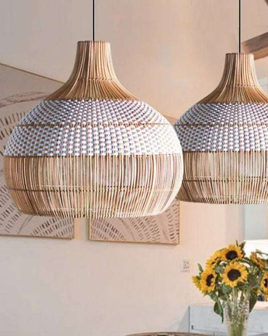 Rattan Hanging Lamps For Living Room and Home Decoration