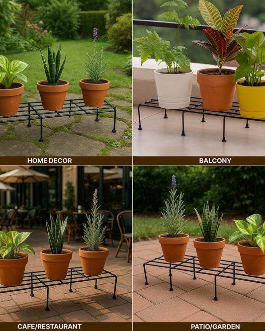Metal Plant Holder Stand | Plant Pot Stand | Garden Pot Stands for Indoor and Outdoor Use