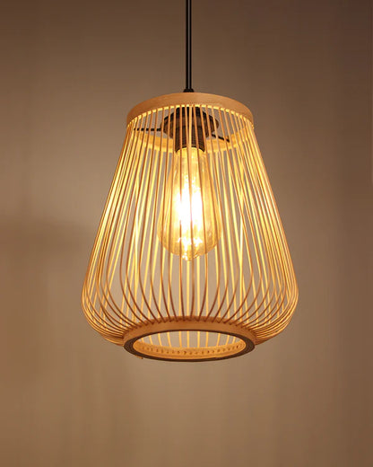 Handmade Bamboo Ceiling Lamp for Living Room and Hall