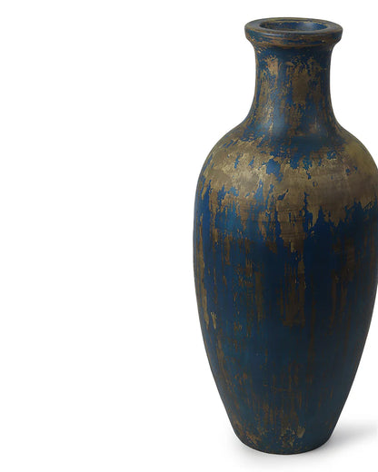Decorative Terracotta Bottle Vase for Rustic Displays