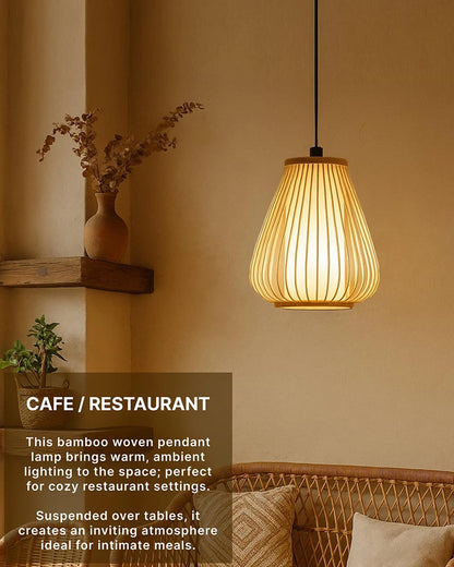 Stylish Bamboo Ceiling Light for Hall and Corridor