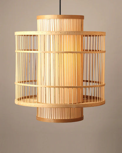 Minimalist Bamboo Hanging Light for Home Decor and Hall