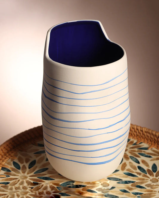 Artisanal Ceramic Vase for Eclectic Home Styling