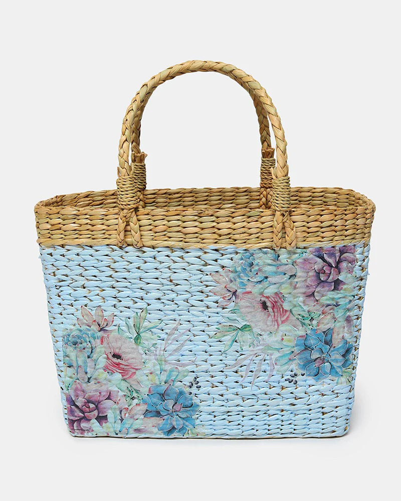 Handcrafted Seagrass Basket Tote for Daily Use