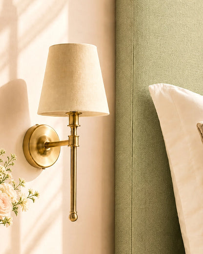 Decorative Wall Lamp with Fabric Shade