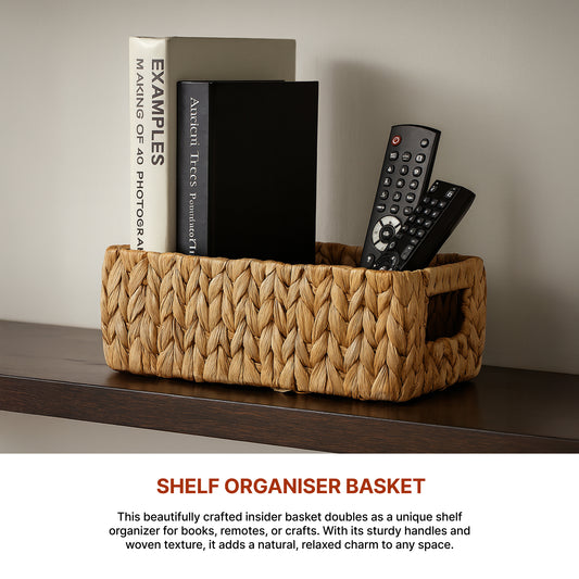 Basket For Storage | Shelf Basket For Clothes | Cupboard Organiser | Kitchen Storage Basket