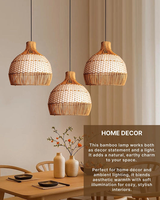Rattan Hanging Lamps For Living Room and Home Decoration